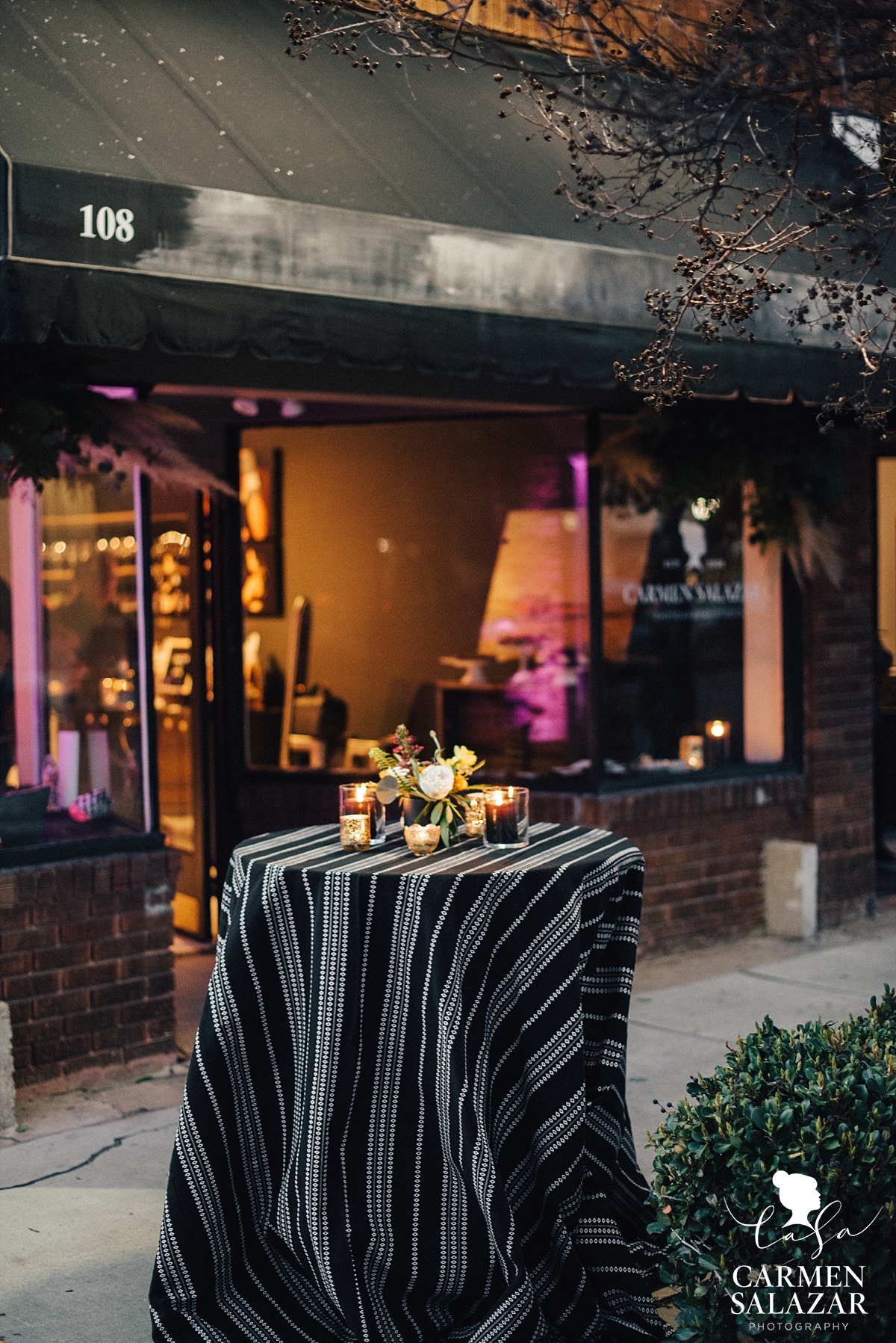 Roseville photographer storefront in Historic Roseville - Carmen Salazar