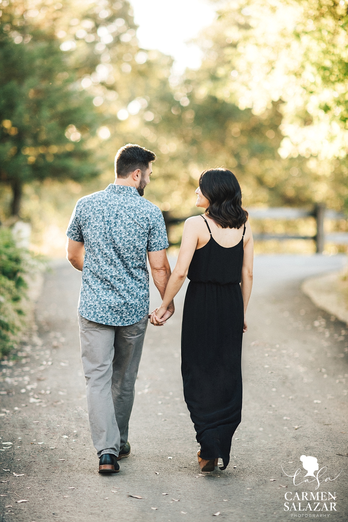 Bywater Lavender Farm engagement portraits - Carmen Salazar