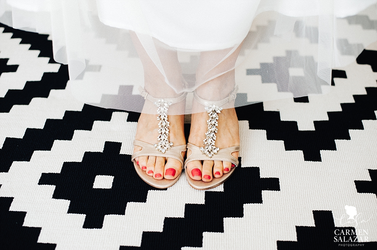 Fun and bold bridal footwear - Carmen Salazar