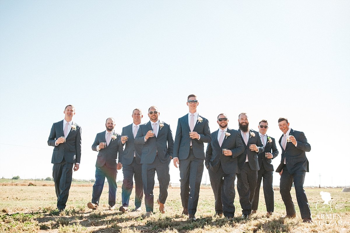 Entourage themed groomsmen portraits - Carmen Salazar 