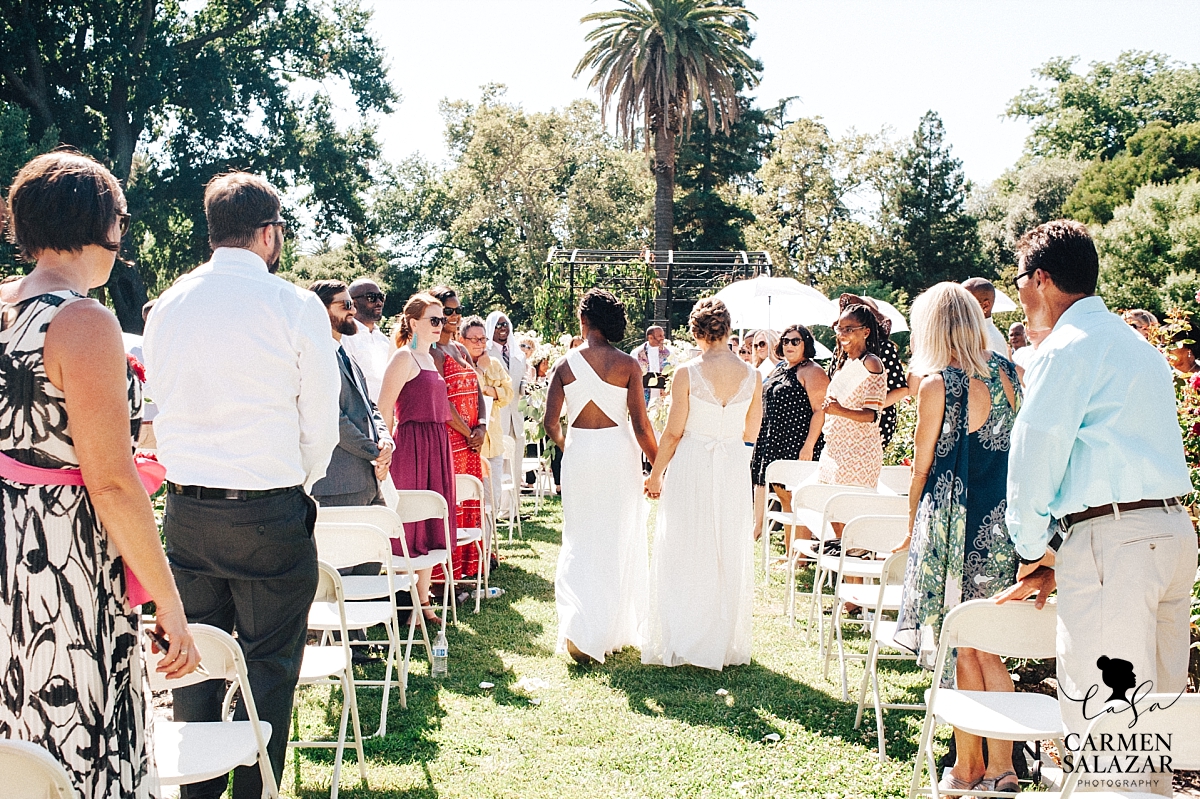 Same-sex McKinley Rose Garden wedding - Carmen Salazar