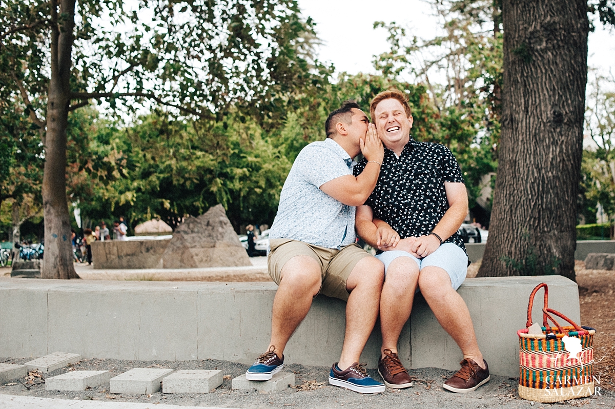 Davis downtown engagement session - Carmen Salazar