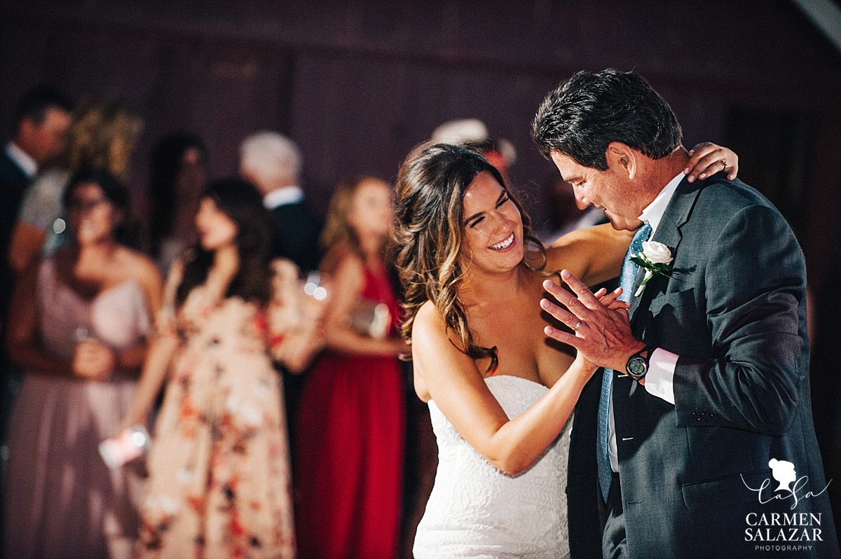 Bride's outdoor father daughter dance - Carmen Salazar 