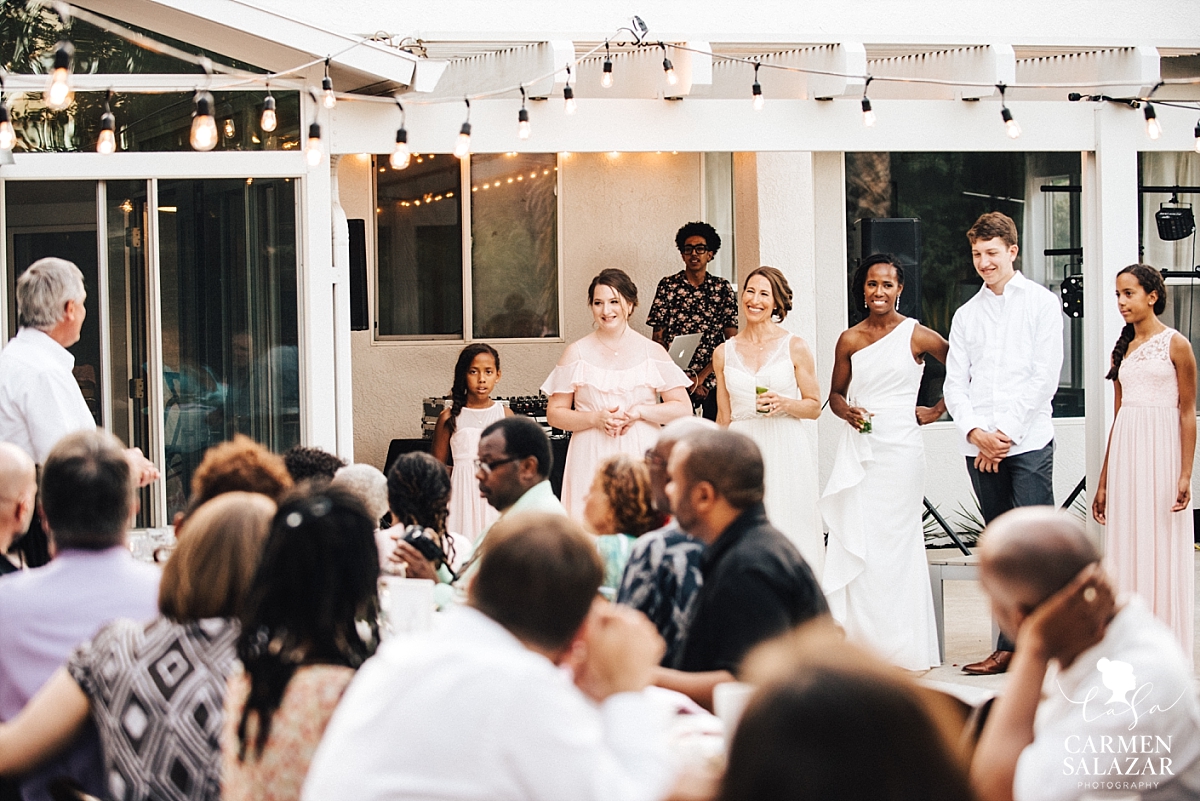 Family of the brides' wedding speeches - Carmen Salazar