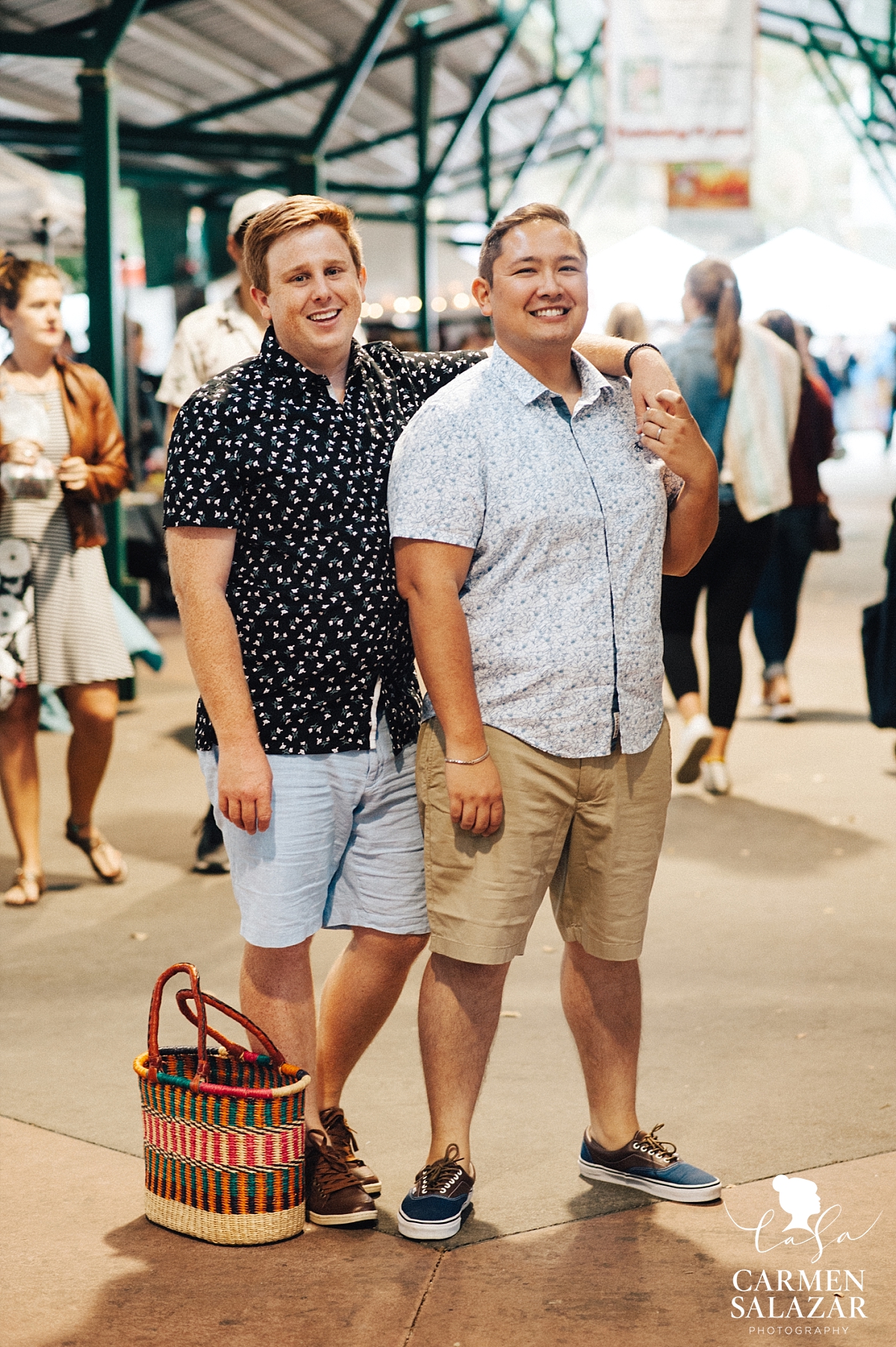 Davis Farmer's Market engagement session - Carmen Salazar