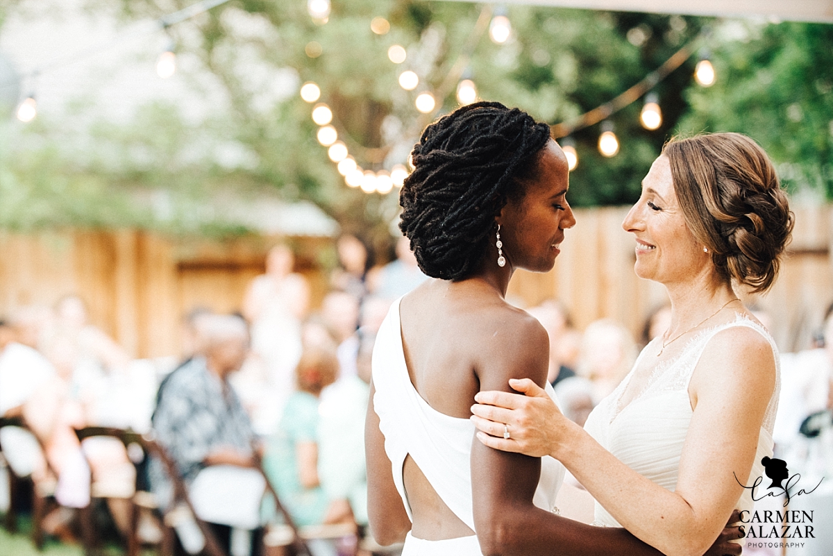 Intimate same-sex wedding first dance - Carmen Salazar