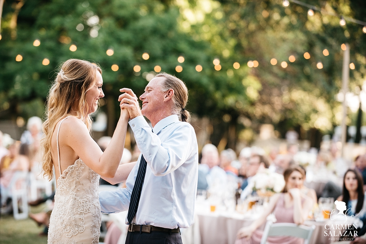 Father daughter dance at The Maples - Carmen Salazar