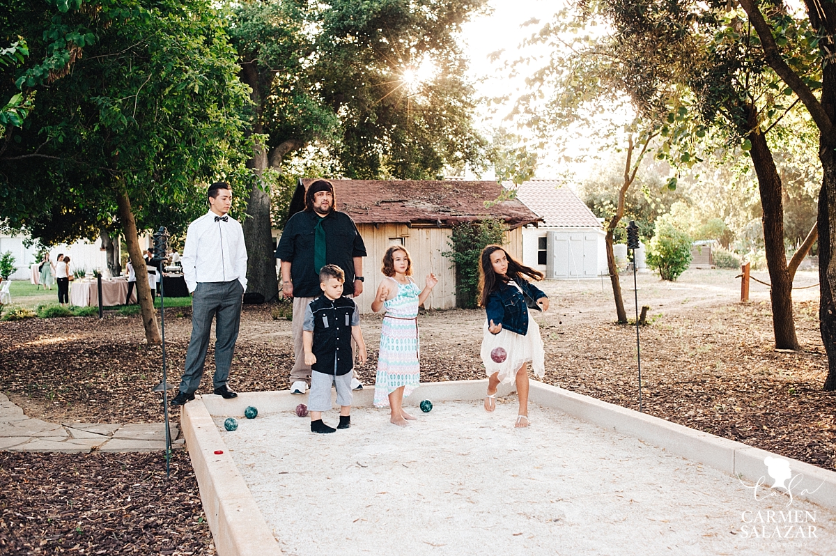 Bocce Ball court at The Maples - Carmen Salazar