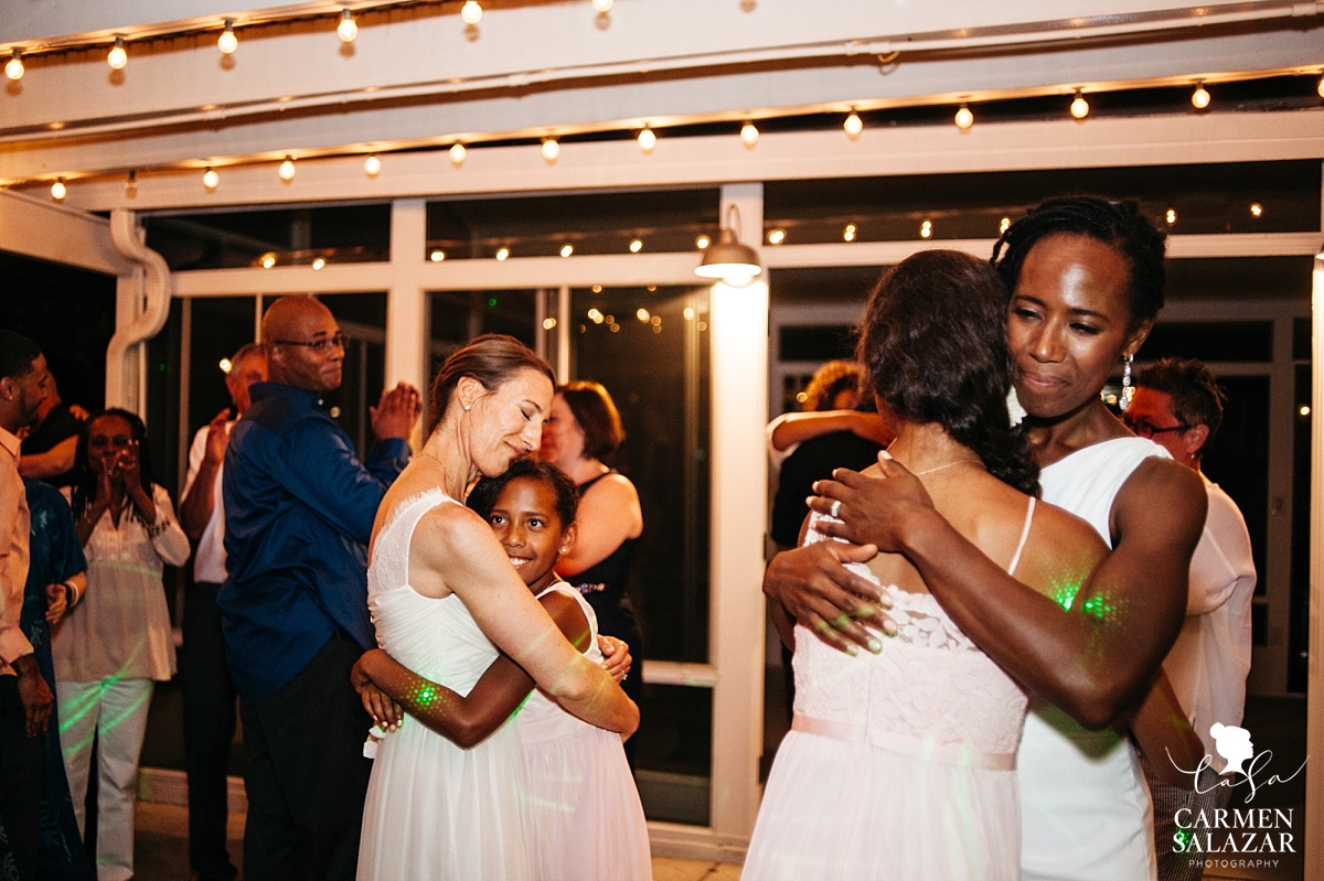 Emotional brides dance with their daughters at wedding - Carmen Salazar