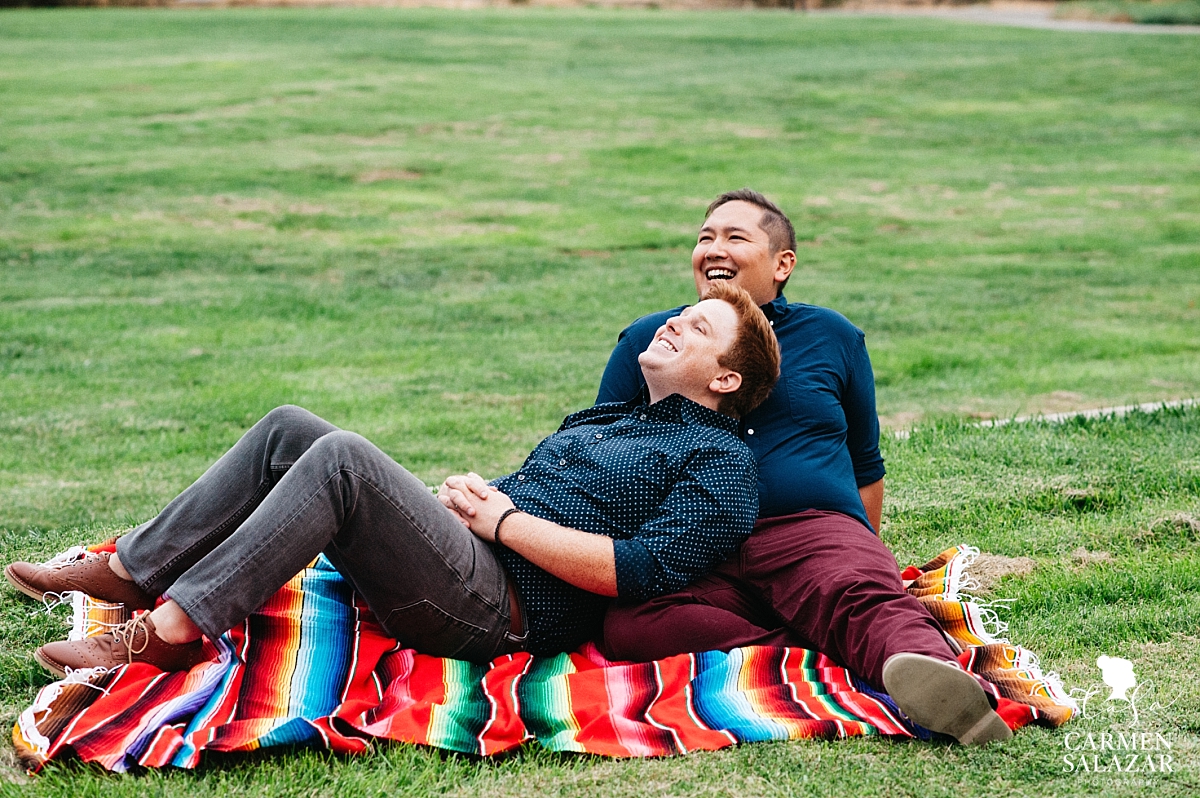 Same-sex outdoor engagement session - Carmen Salazar