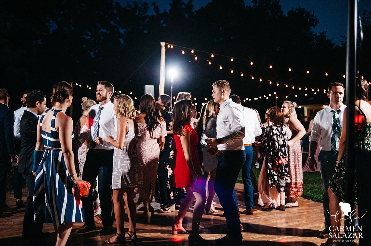 Dance floor at Maples wedding - Carmen Salazar