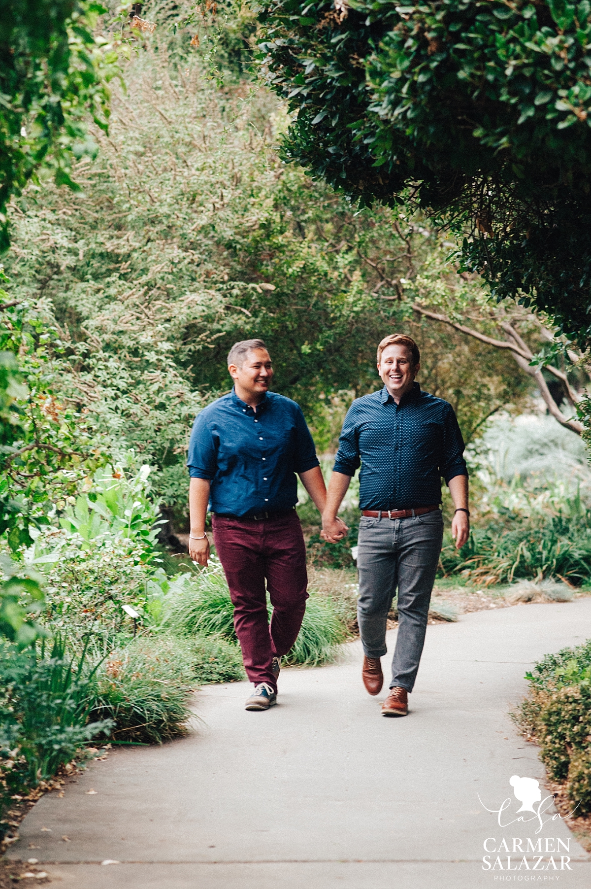 Davis arboretum engagement session - Carmen Salazar