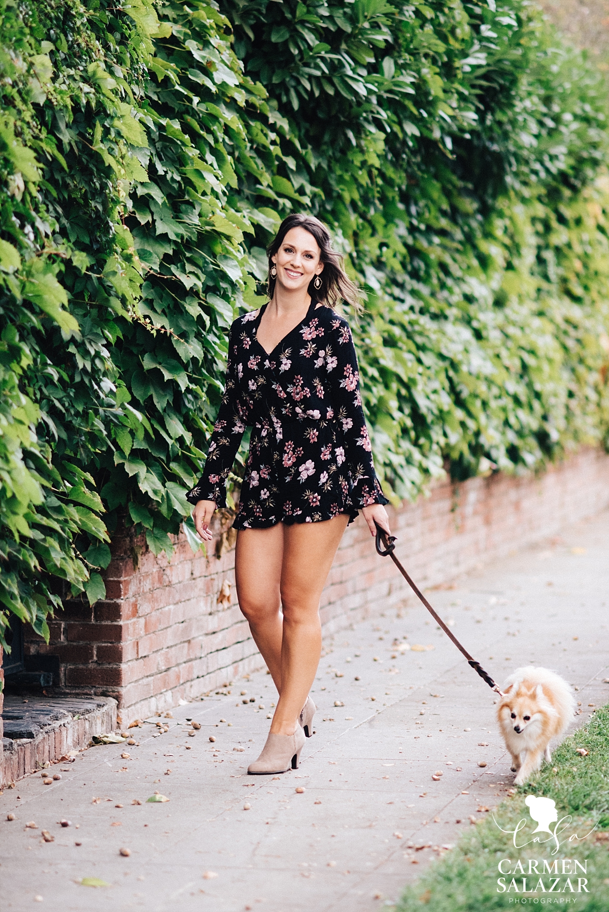 Sacramento puppy portrait session - Carmen Salazar