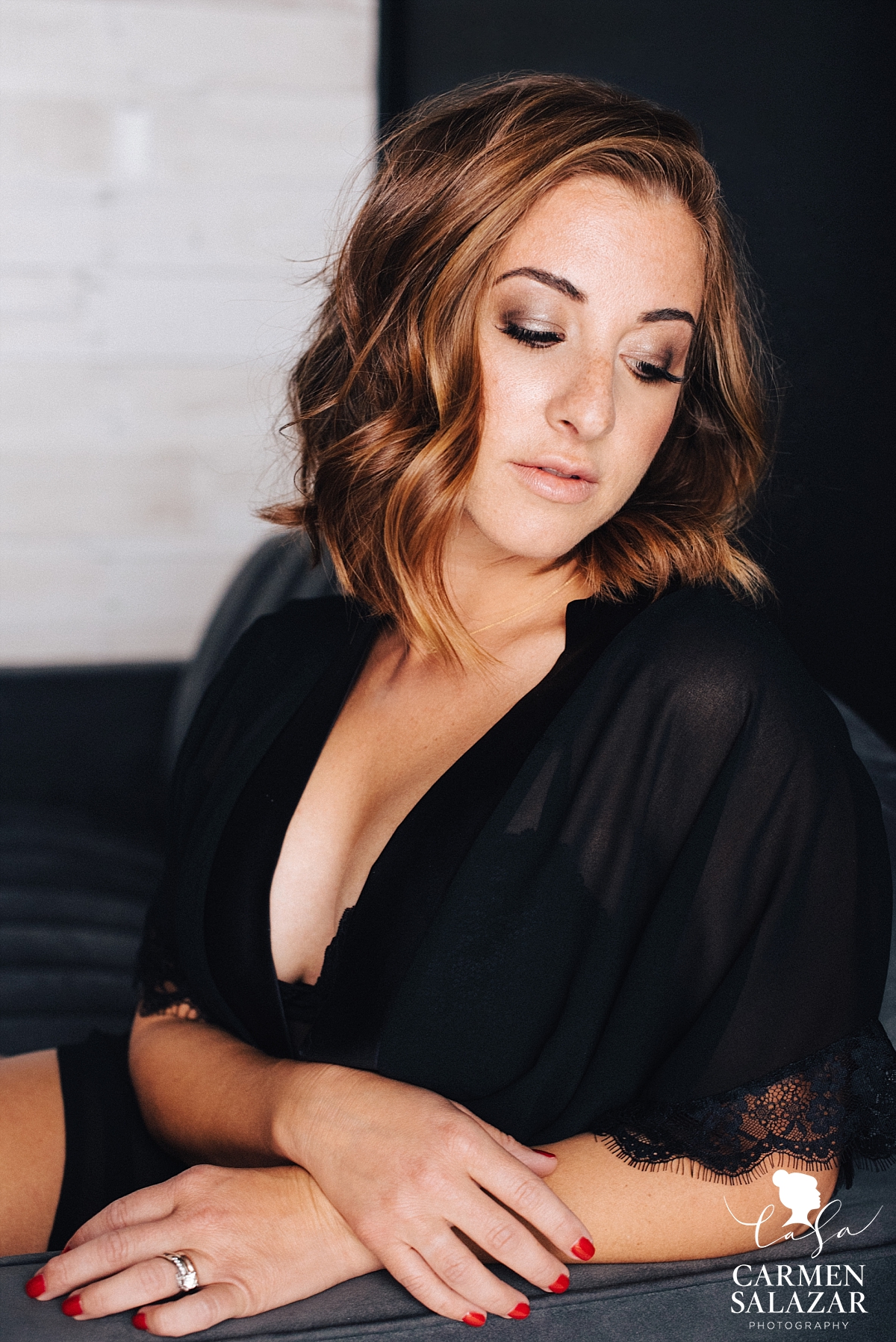 Sassy and sexy boudoir portraits - Carmen Salazar