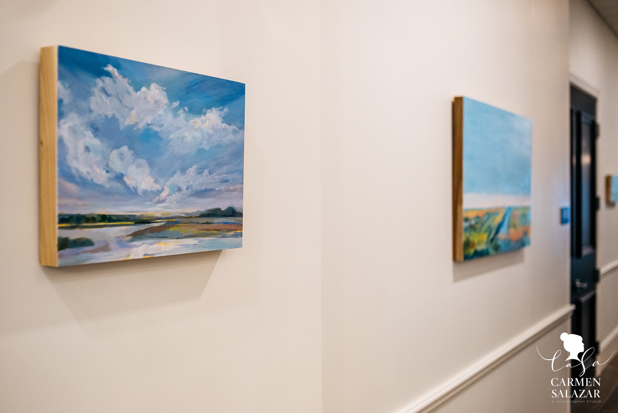 Landscape art paintings on hotels wall 